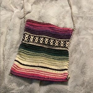 Knitted BOHO crossbody bag